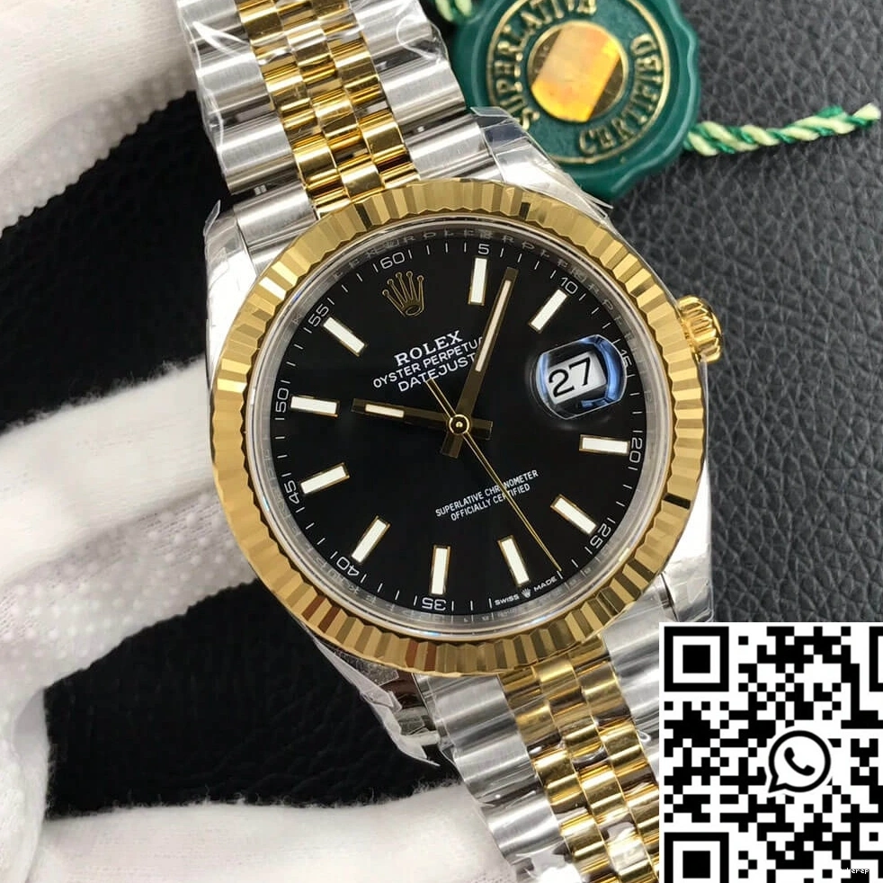 Dial Rolex VS Datejust M126333-0014 Black Factory 0311